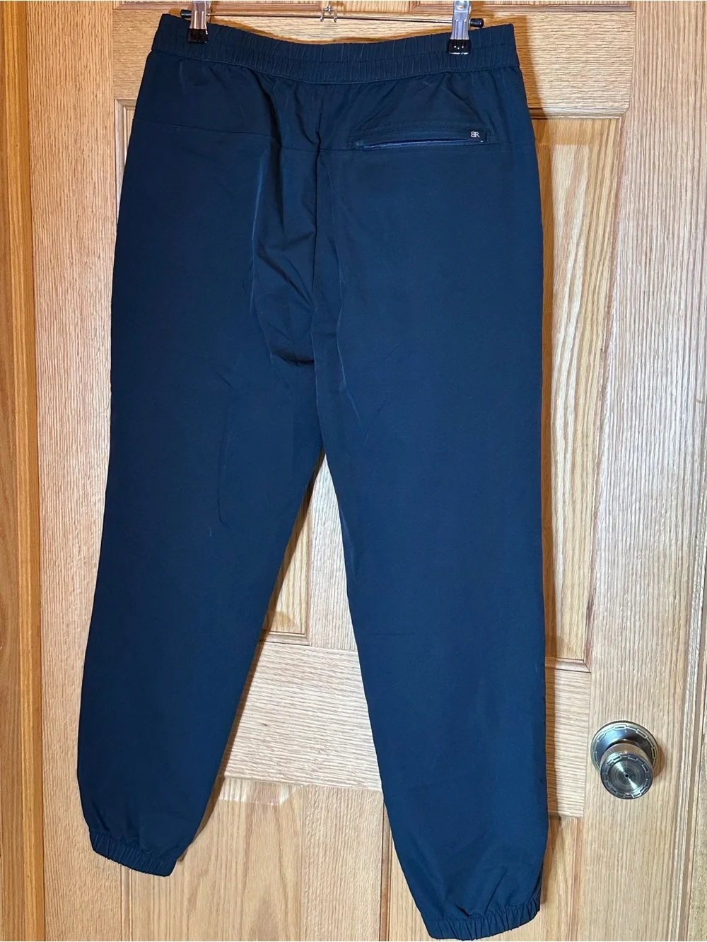 Banana Republic Performance Jogger Pants Mens Size 32 Black Casual Elastic waist